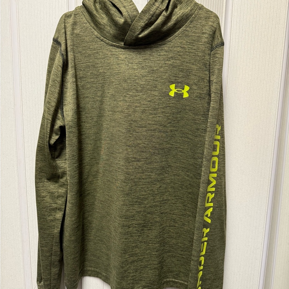 Under Armour Green Hoodie with Logo